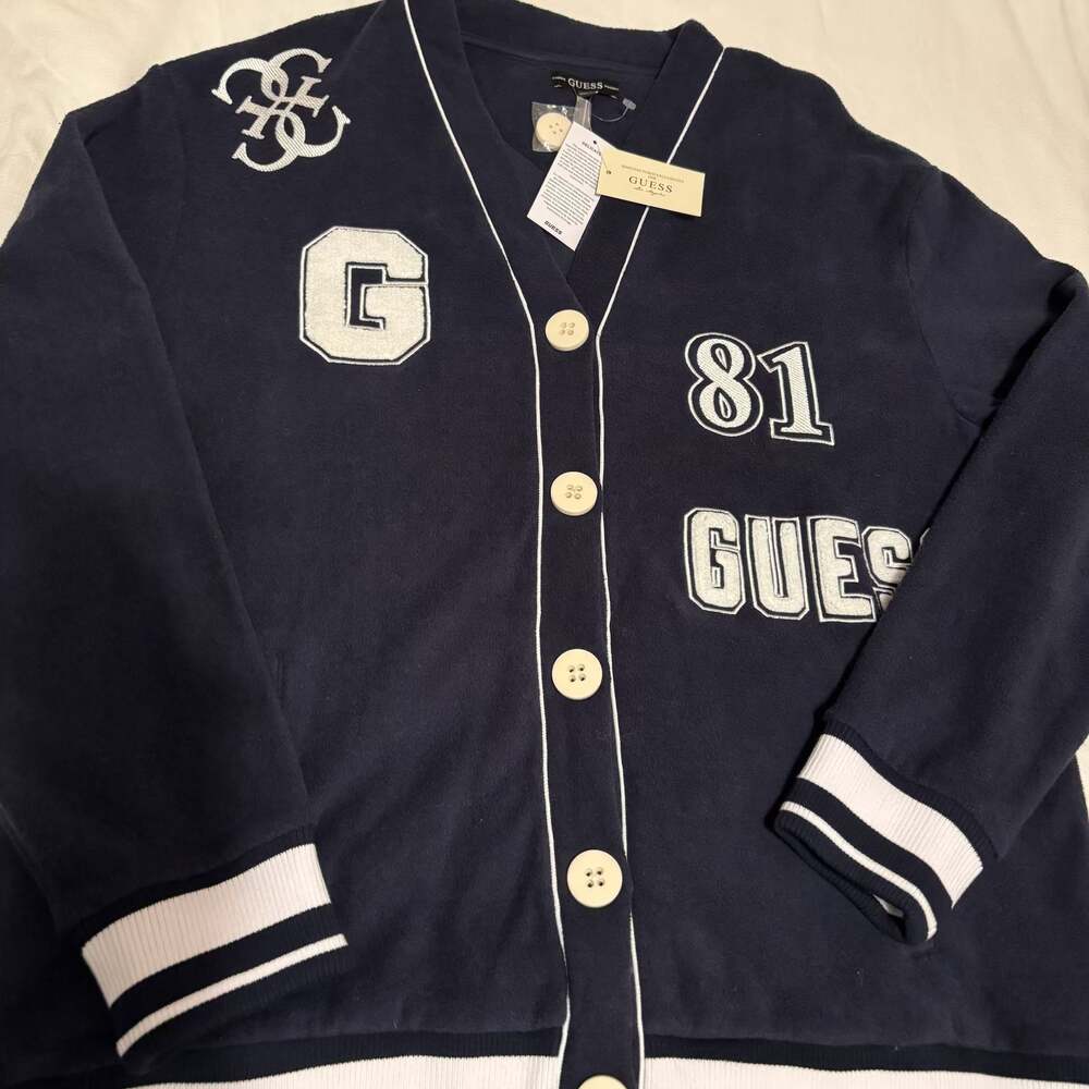 GUESS Women's Raquelle Fleece Cardigan
